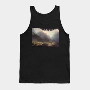 landscape pictures for wall grassy Tank Top